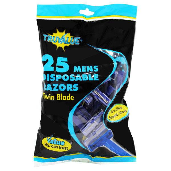 25 Pack twin blade Razors